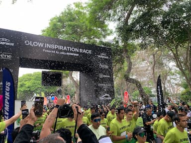 banner Glow Inspiration Race